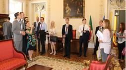 visita deleg alema