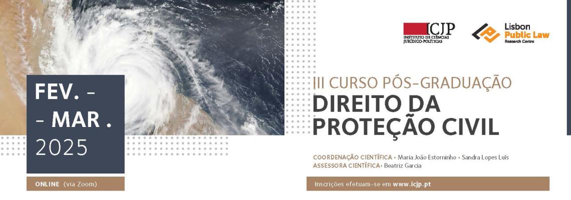 III Curso Pós-graduado em Direito da Proteção Civil