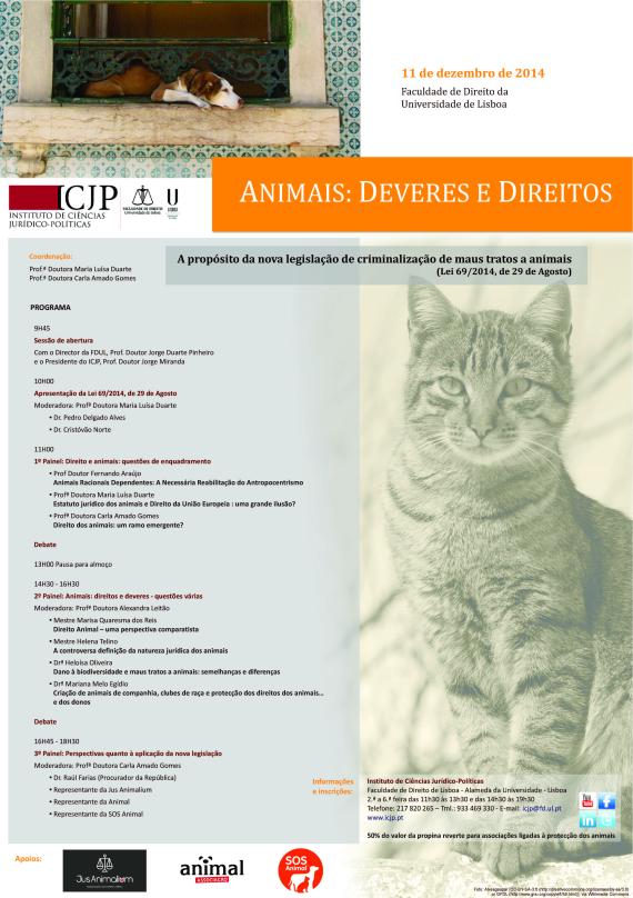 cartaz conf animais