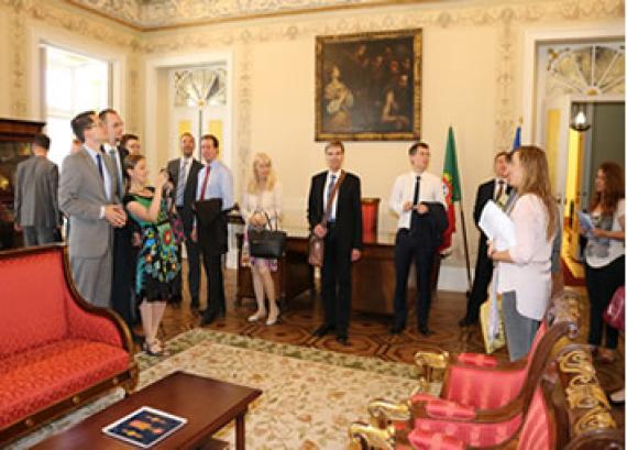 visita deleg alema