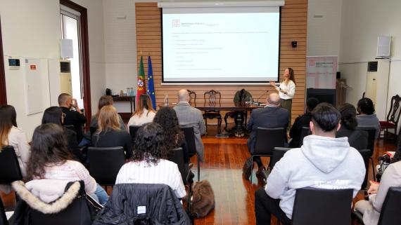 Visita de estudantes da Universidade Lusófona