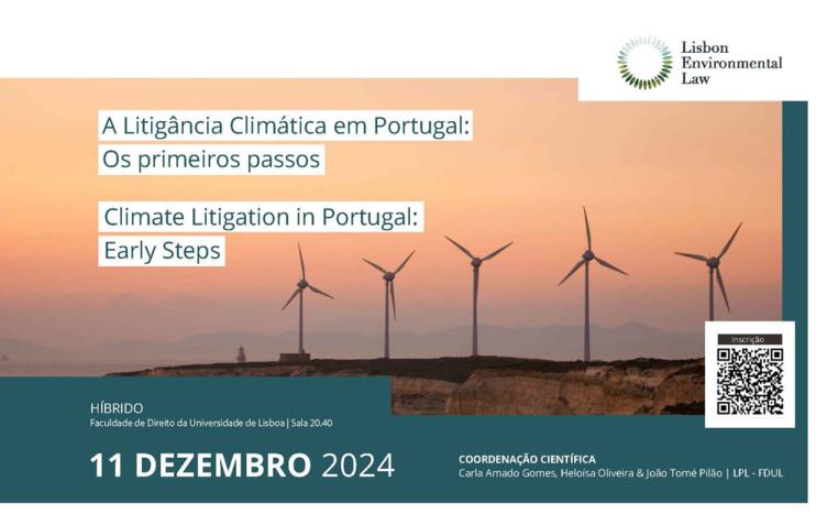 Conferência “A Litigância Climática em Portugal: Os primeiros passos”